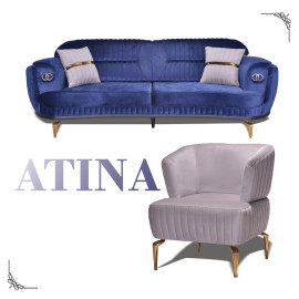 ATINA SOFA SET PIECE LIVING ROOM CHAIR FOR HOME FROM FACTORY WHOLESALE